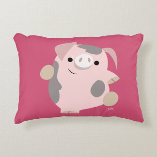 Almohada de acento de acento de cerdo de baile de