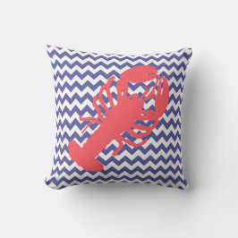 Almohada de acento de acento de langosta de Beach 