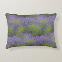 Almohada de acento de algodón de lavanda de 16" x 