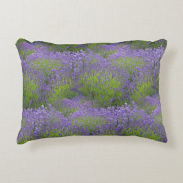 Almohada de acento de algodón de lavanda de 16" x 