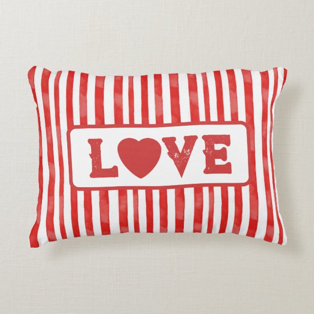Almohada de acento de amor (Anverso)