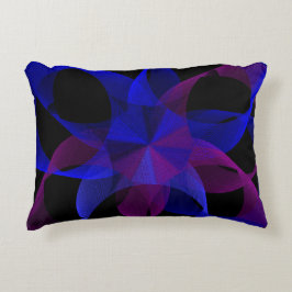 Almohada de acento de anillo cilíndrico geométrico
