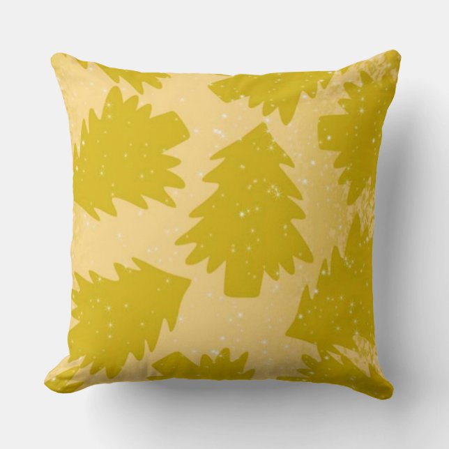 Almohada de acento de árbol de Navidad (Anverso)