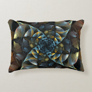 Almohada de acento de arte abstracto de pinWheel