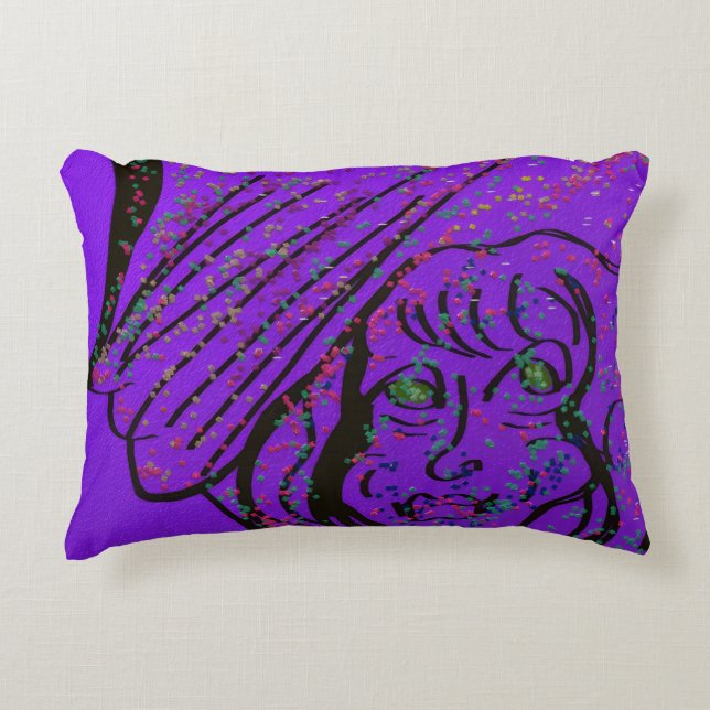 Almohada de acento de arte de fantasía (Anverso)