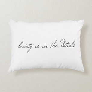 Almohada de acento de belleza