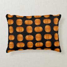 Almohada de acento de calabazas 16" x 12"