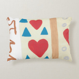 Almohada de acento de camino de amor