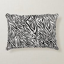 Almohada de acento de cebra 16" x 12"