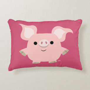 Almohada de acento de cerdo Personalizado corto