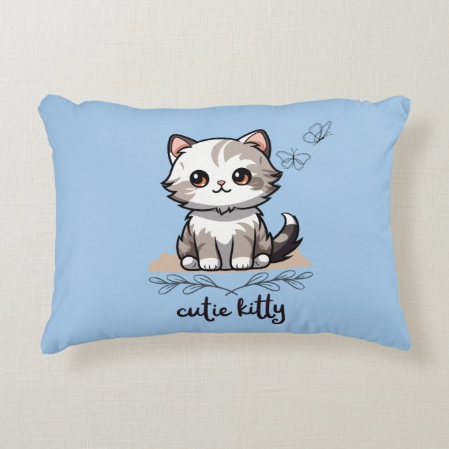 Almohada de acento de Cutie Kitty (Anverso)