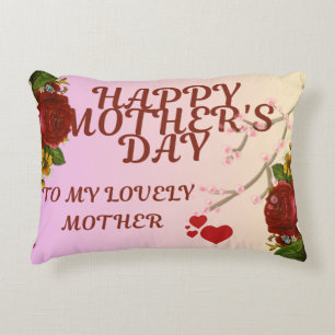 Almohada de acento de día de la madre regalo de co