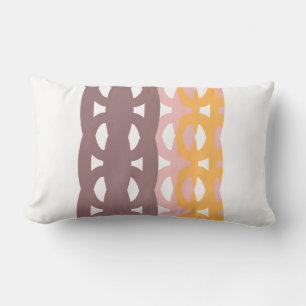 almohada de acento de diseño original abstracto