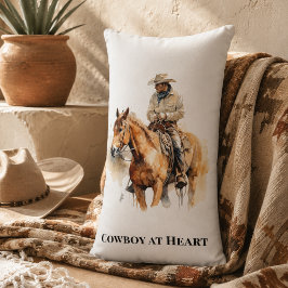 Almohada de acento de dormitorio occidental Saddle