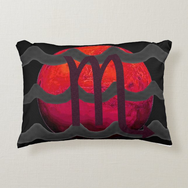 Almohada de acento de Escorpio (Anverso)