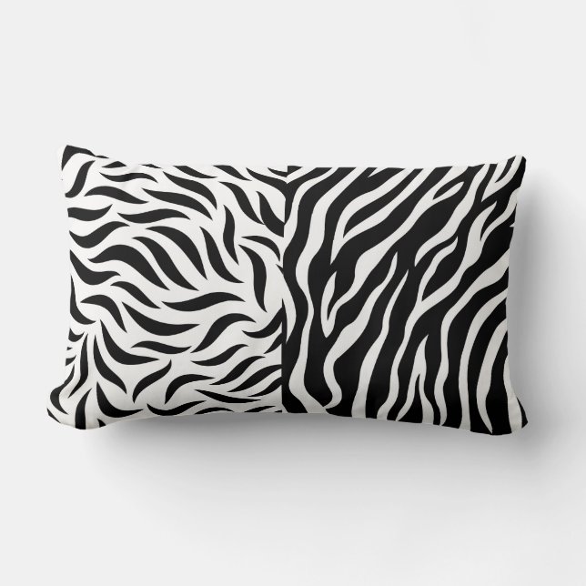 Almohada de acento de estampado de animal (Anverso)