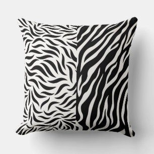 Almohada de acento de estampado de animal