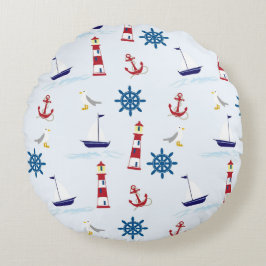 almohada de acento de estilo naval