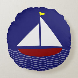 almohada de acento de estilo naval