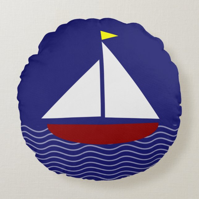 almohada de acento de estilo naval (Anverso)