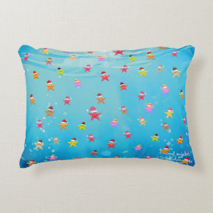 Almohada de acento de estrella de mar hogar