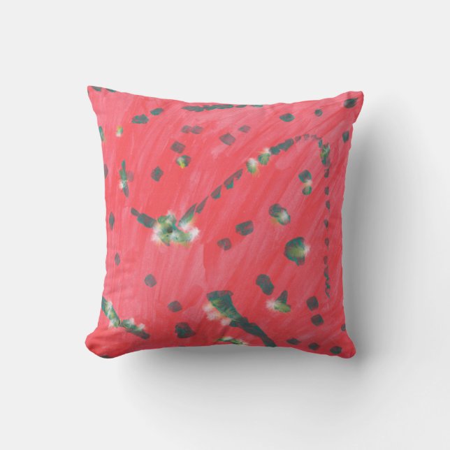 Almohada de acento de flujo de amor (Anverso)
