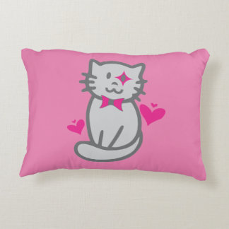 Almohada de acento de gato encantador | Almohada d