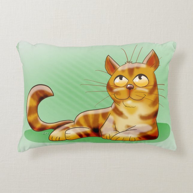 almohada de acento de gato relajante (Anverso)