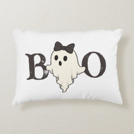 Almohada de acento de Halloween - Fantasma de Boo 