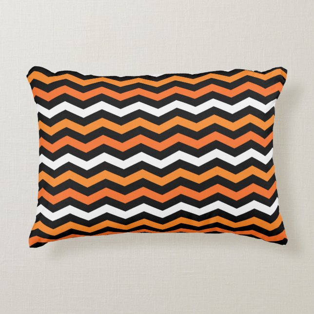 Almohada de acento de la banda de Chevron de Hallo (Anverso)