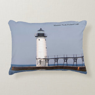 Almohada de acento de la luz de Manistee North Pie