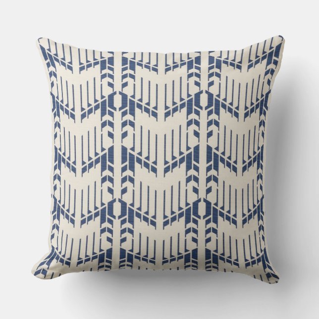 Almohada de acento de la Marina Azul Hamilton (Anverso)