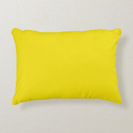 Almohada de acento de limón de lujo