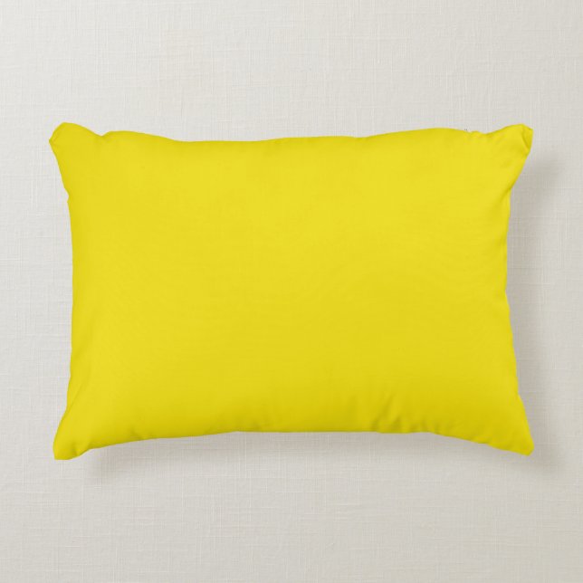 Almohada de acento de limón de lujo (Anverso)