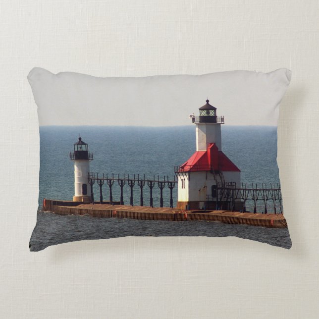 Almohada de acento de luces de St Joseph Pierhead (Anverso)