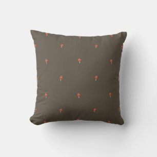 Almohada de acento de madera de champiñón minimali