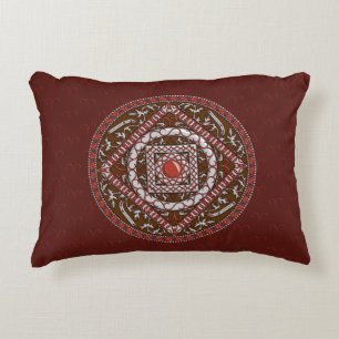 Almohada de acento de mandala de Aries