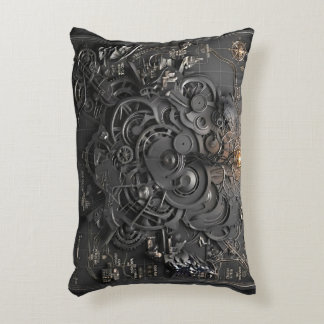 Almohada de acento de mapa mecánico Steampunk