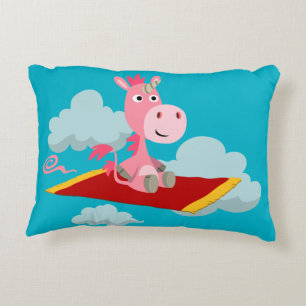 Almohada de acento de moda mágica de unicornio per