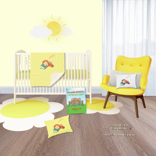 Almohada de acento de mono durmiente de Adiela Ako