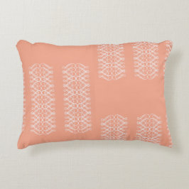 Almohada de acento de naranja pálido