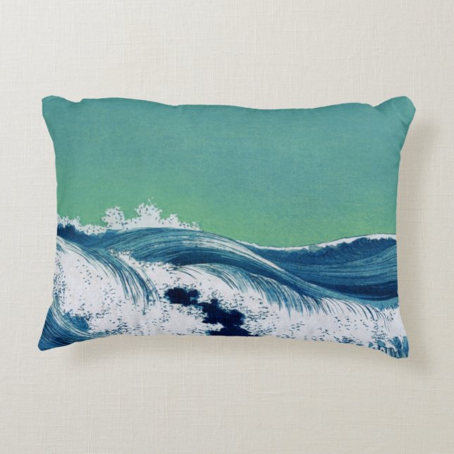Almohada de acento de olas (Reverso)