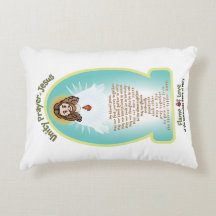 Almohada de acento de oración de icono de Mama Mar