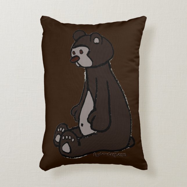 Almohada de acento de oso figdewdrop (Frente (Vertical))