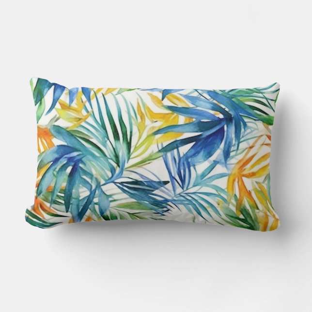 Almohada de acento de palmas (Anverso)