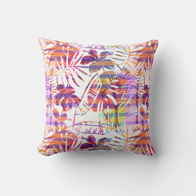 Almohada de acento de palmas (Anverso)