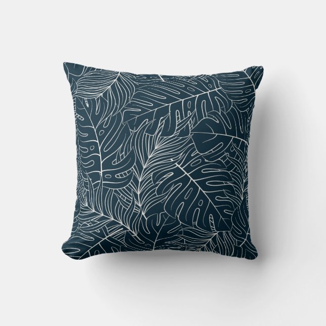 Almohada de acento de palmeras (Anverso)