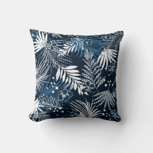 Almohada de acento de palmeras tropicales