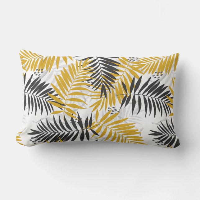 Almohada de acento de palmeras tropicales (Anverso)
