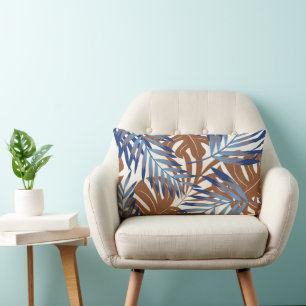 Almohada de acento de palmeras tropicales
